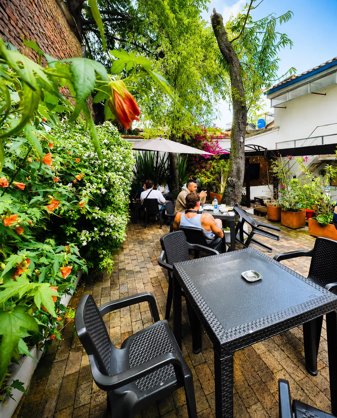 Granada Hostel 的露台