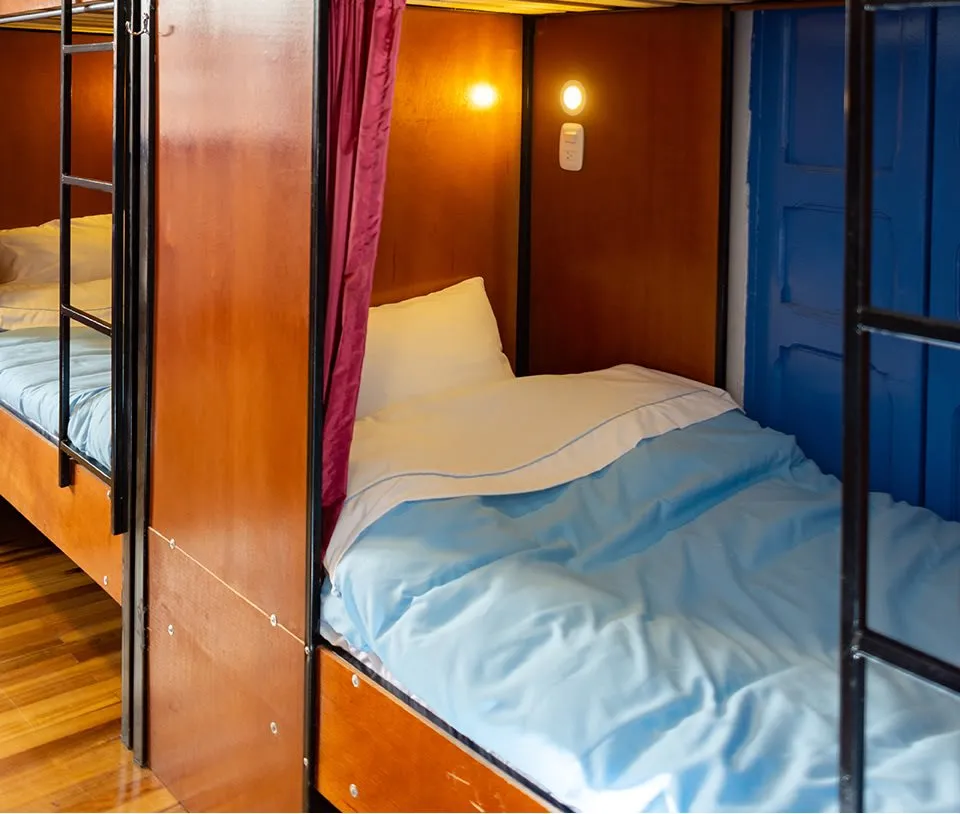 Ein Schlafsaal des Granada Hostel