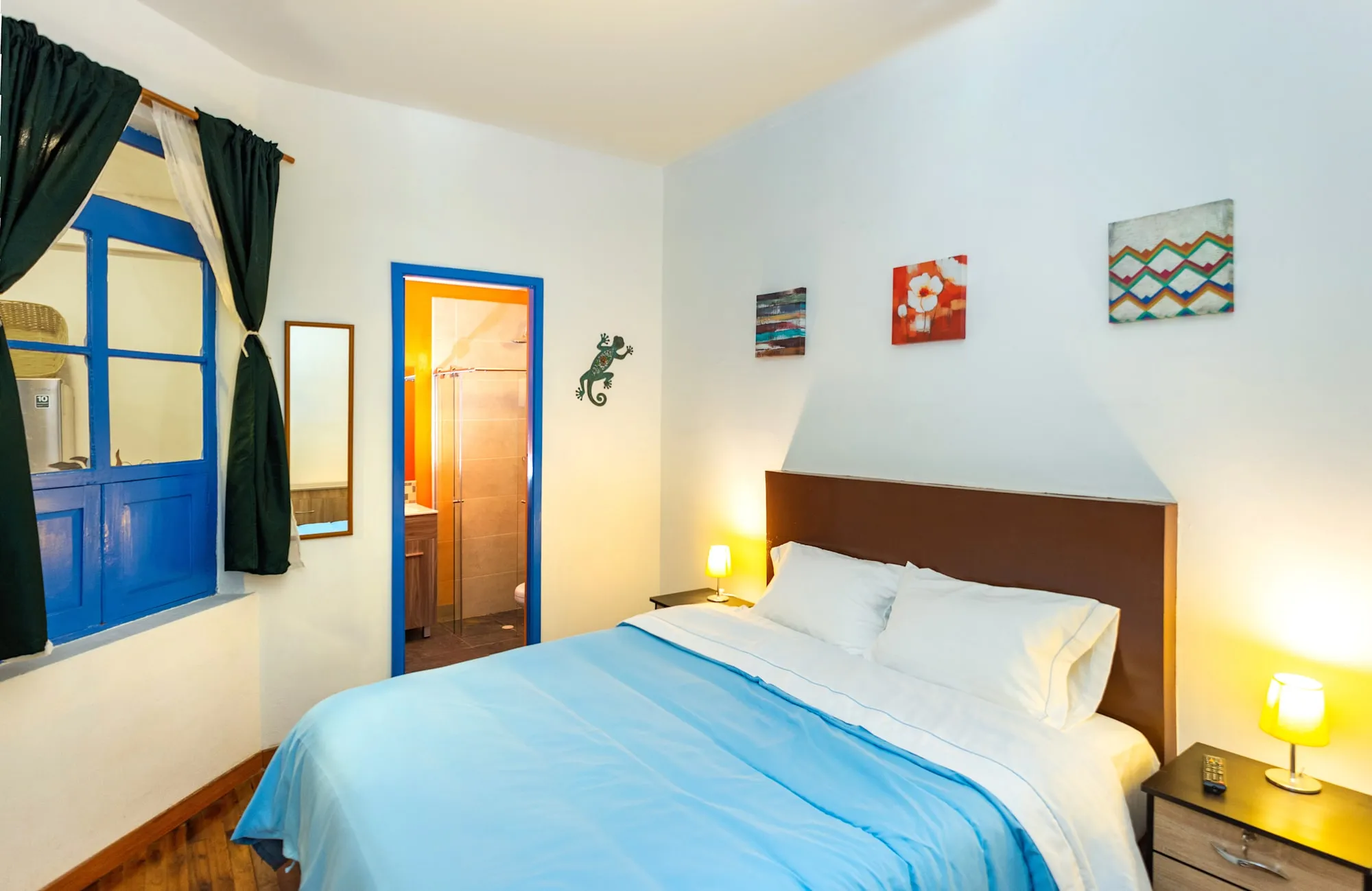 Ein Privatzimmer des Granada Hostel