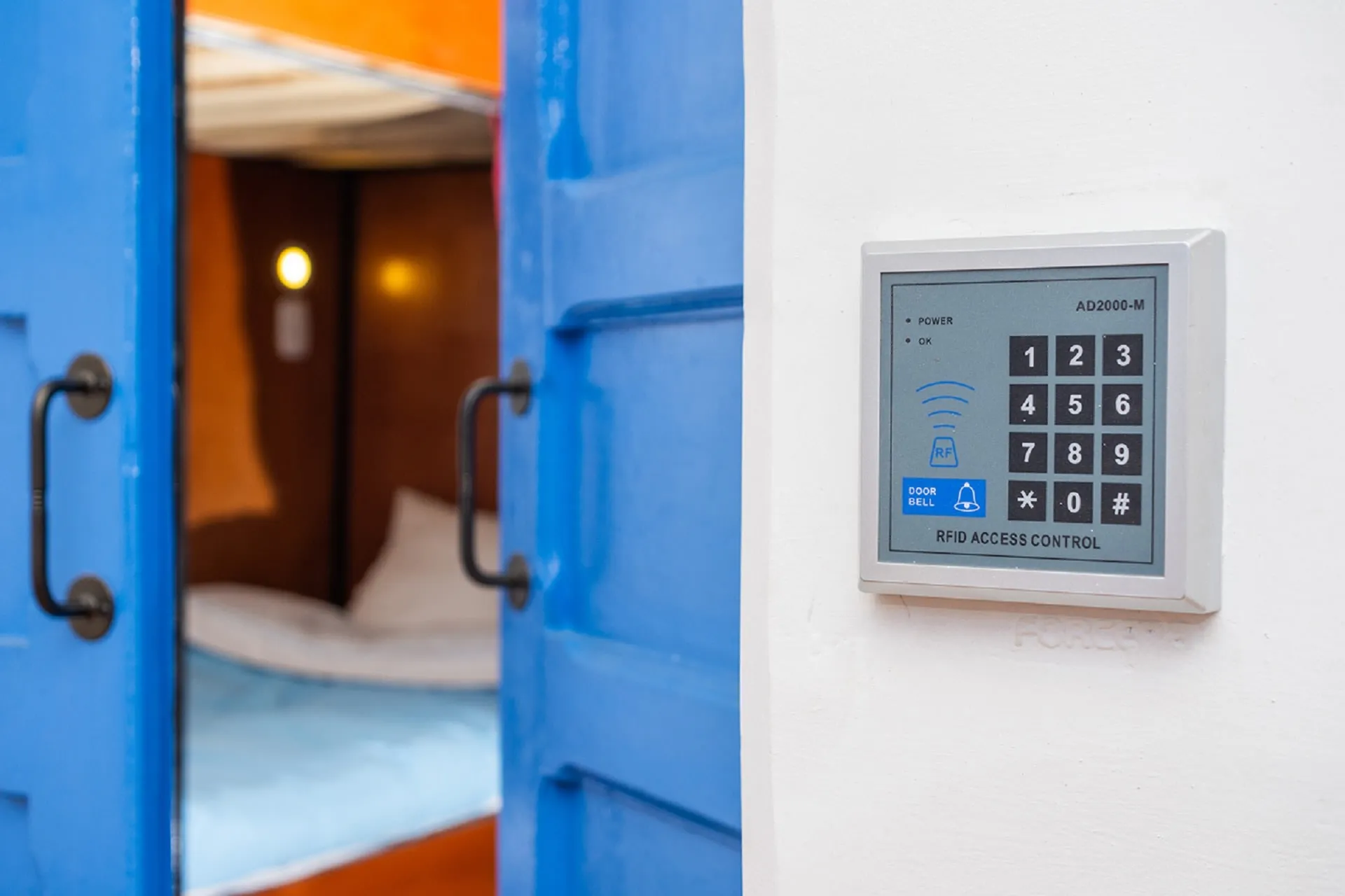 Das Innere des Hauses des Granada Hostel